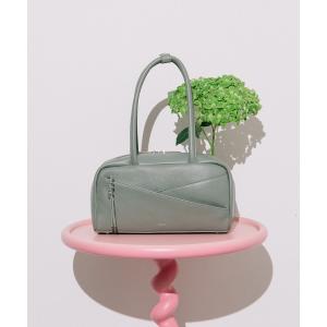 ボストンバッグ BEAURE ヴュレ カウレザー スラントポケット ボストン レディース メンズ