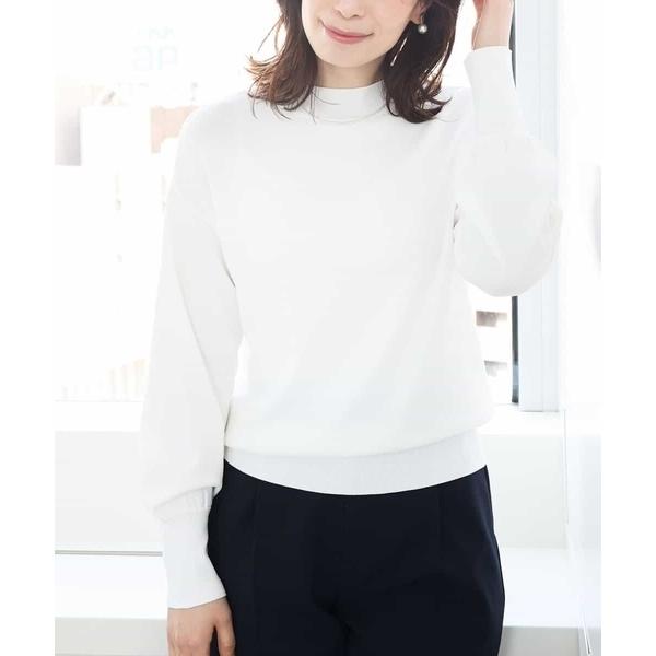 ニット セーター 「3シーズン対応」ハイネックハイゲージニット/洗える/WEB限定サイズあり レディ...