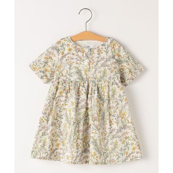 ワンピース SHIPS KIDS:80〜90cm / リバティ 半袖 ワンピース キッズ 子供服 女...