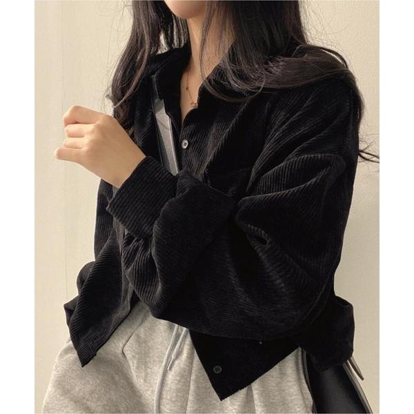 ブラウス シャツ 「M2SUQARED/エムツースクエア」コーデュロイシャツ レディース