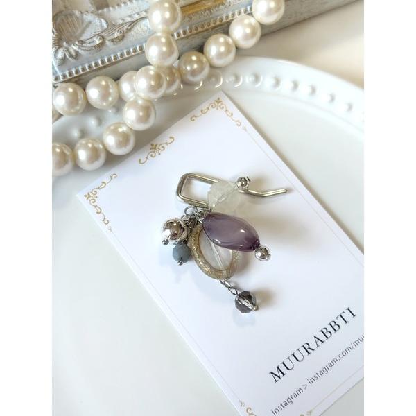 「MUURABBTI」シルバージャラジャラポニーフック(MA)