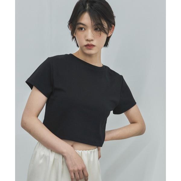 tシャツ 半袖 クロップドフライスTee レディース