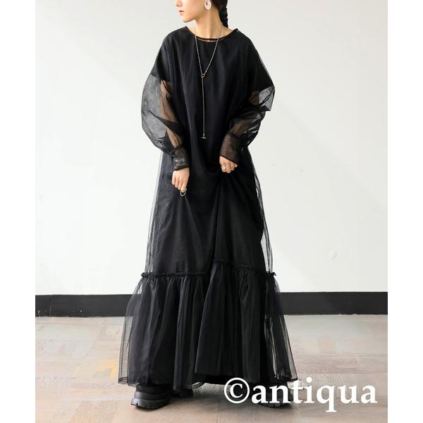 ワンピース 3wayチュールレイヤードワンピース