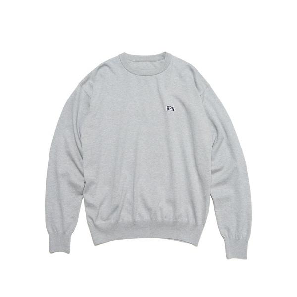 トレーナー スウェット SPN WAPPEN CREWNECK KNIT メンズ レディース