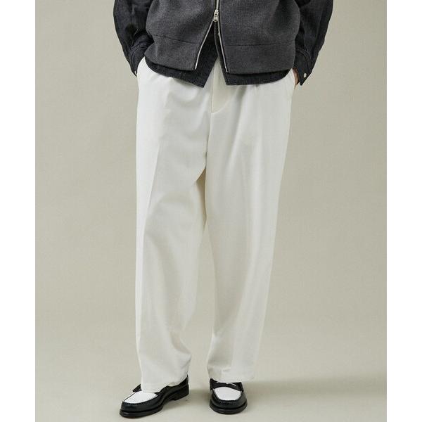 スラックス デニムライク ワイドストレート スラックス / ワイドパンツ メンズ レディース