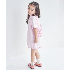 ワンピース 「綿100%」配色メロー バックフリルワンピース キッズ 子供服 女の子｜ZOZOTOWN Yahoo!店