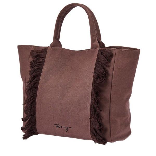 トートバッグ CHARMING TOTE /ロキシーフリンジトートバック レディース