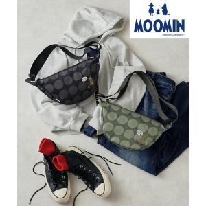 ショルダーバッグ バッグ 「MOOMIN」(ムーミン) 手書き風ドット柄 刺繍 ショルダーバッグ RMMC-01 レディース メンズ