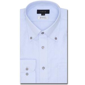 フォーマル シャツ 「綿100% ノーアイロン」タカキュー ボタンダウン ビジネスドレス 長袖シャツ メンズ