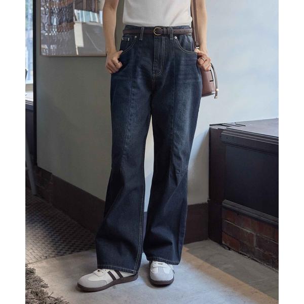ワイドパンツ ジーンズ デニム デニムパンツ ワイドコクーンデニムパンツ レディース