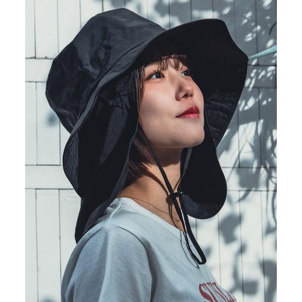 帽子 ハット 紫外線防止 キウプロテクトハット サンシェード付き UVカット レディース メンズ