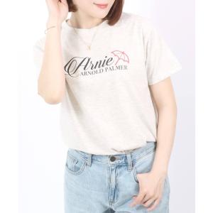 tシャツ Arnie Arnold Palmer（アーニーアーノルドパーマー）ブランドロゴプリントTシャツ レディース/半袖 レディース