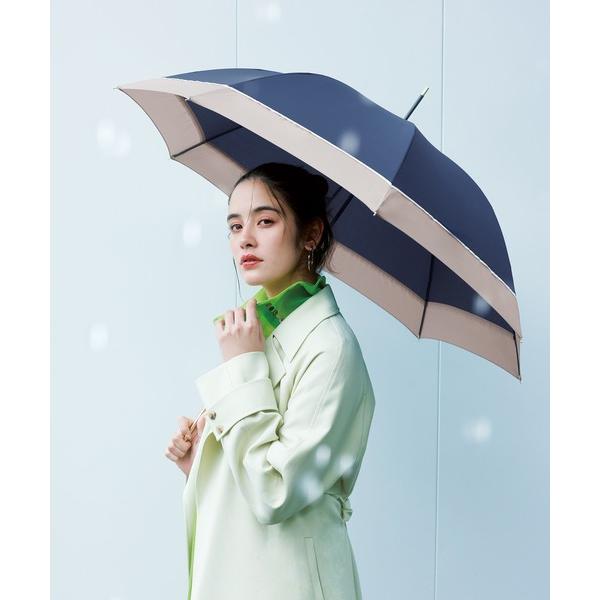 日傘 傘 「because」 UVカット率80%＆晴雨兼用で機能性抜群！バイカラーの絶妙な配色が目を...