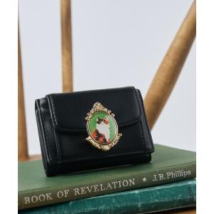 財布 PAUL ＆ JOE ACCESSOIRES (ポール＆ジョーアクセソワ) マイクロミニ財布 PJA-W1173 キャットブローチ レディース