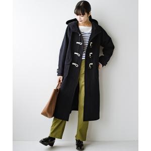 「haco!」 ダッフルコート LARGE ネイビー レディース