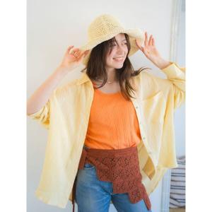 ブラウス シャツ 楊柳ビッグルーズシャツ レディース