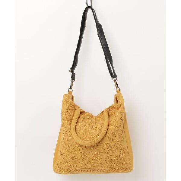 トートバッグ 「Swaraj/スワラージ」コード刺?2WAYトートバッグ レディース