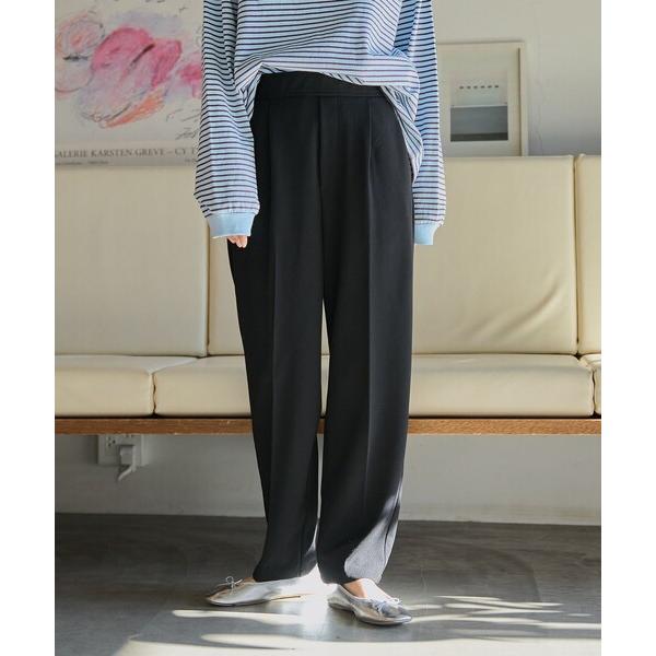 スラックス パンツ イージービューティーテーパードパンツ（WEB限定サイズ） レディース