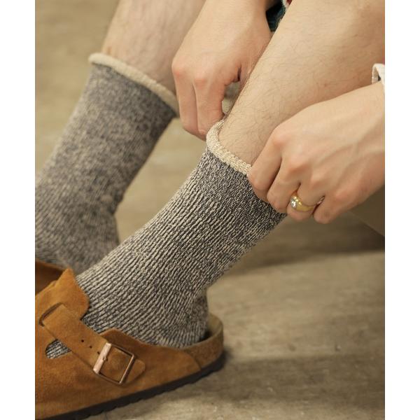 靴下 ANONYMOUSISM/アノニマスイズム Hemp Thich Pile Crew 靴下 メ...