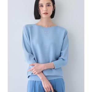ニット 「洗える／無縫製」 美シルエット ドルマンスリーブニット レディースの商品画像