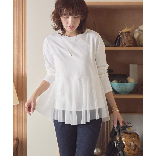 チュールドッキングカットプルオーバー レディース