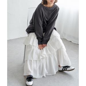 スカート 「 notch. by yui 」ナイロンティアードスカート
