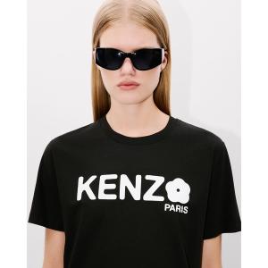 tシャツ 'Boke Flower 2.0' ルーズ Tシャツ レディース
