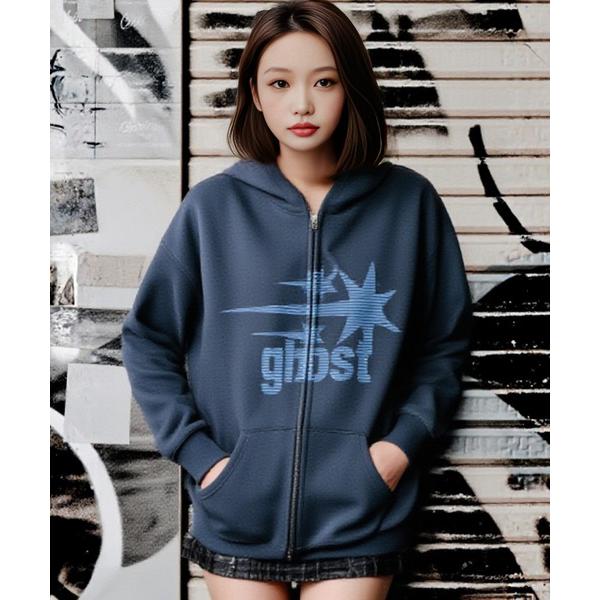 パーカー A'GEM/9 × .kom 「NICE GHOST CLUB/ナイスゴーストクラブ」 G...