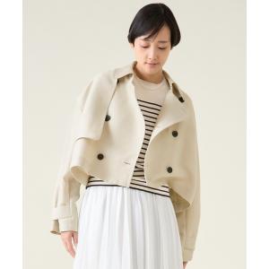 トレンチコート コート ショートトレンチ レディース