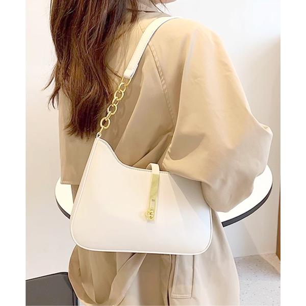 ハンドバッグ アクセントチェーンハンドバッグ