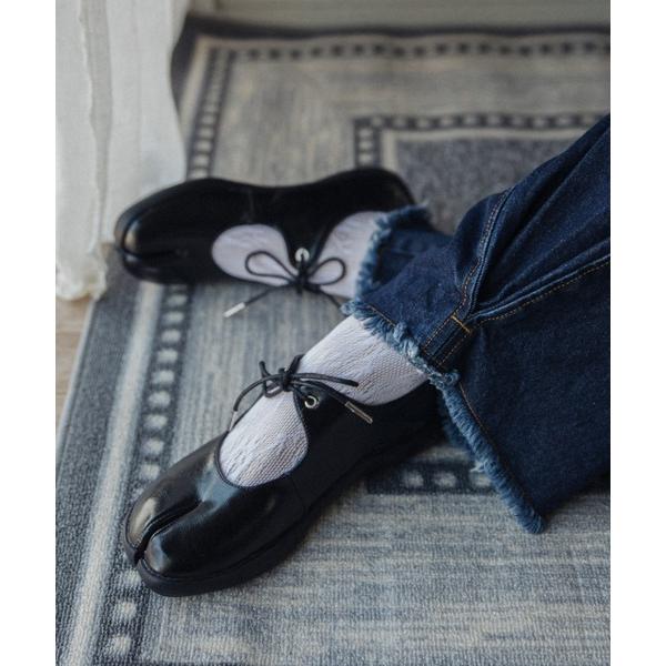 スニーカー リボン足袋スニーカー/新色追加 レディース