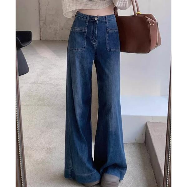 ジーンズ デニム デニムパンツ レトロブーツカット デニム レディース