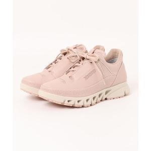 スニーカー ECCO マルチベント 本革 レディース GORETEX 防水 アウトドアスニーカー レディース
