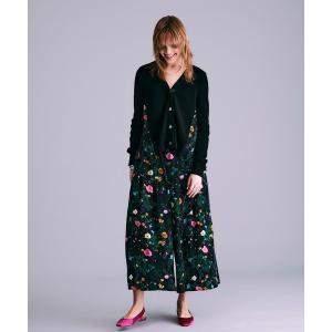 パンツ ボタニカル柄ガウチョパンツ「made in japan」 レディース