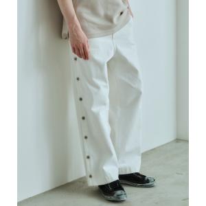 ワイドパンツ ジーンズ Snap Flow ワイドデニム メンズ