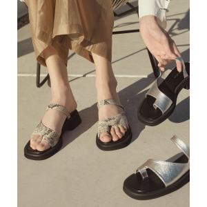 HIMIKO サンダル 「HIMIKO」「ZOZOTOWN限定アイテム」メタルパーツ