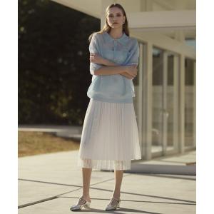 Rose Muse（ロゼミューズ） パンプス ミュール Bicolor frill ribbon
