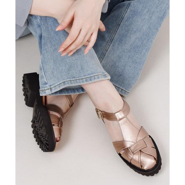 パンプス 「Made in Japan」「撥水」「HIMIKO」トラックソールグルカサンダル/651...