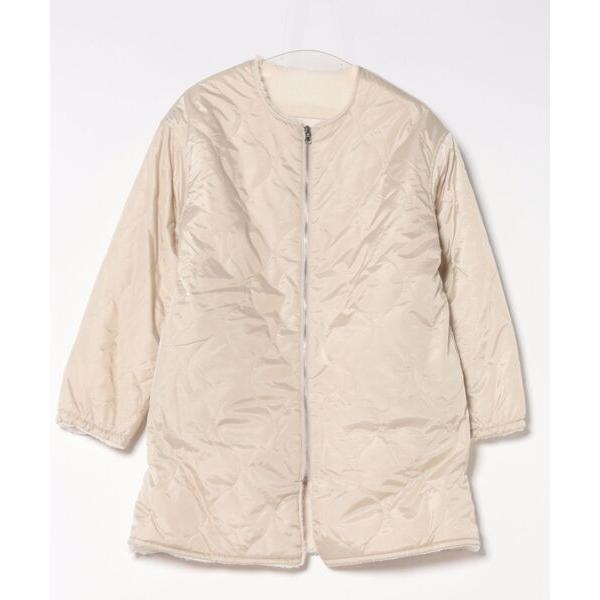 コート アウター ボア＆キルティングリバーシブルコート(取り扱い店舗限定) レディース