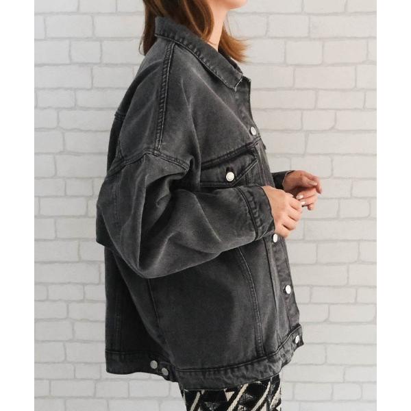 コート アウター ビックシルエットデニムジャケット レディース