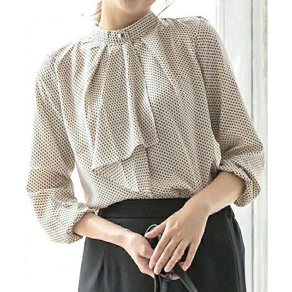 ブラウス シャツ スカーフタイブラウス レディース