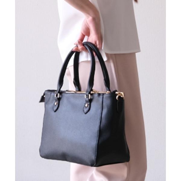 ショルダーバッグ バッグ タッセルチャーム付きスクエア2wayバッグ レディース