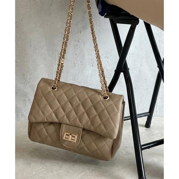 ショルダーバッグ バッグ キルティングチェーンバッグ レディース