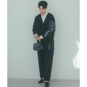 セレモニースーツ セットアップ 「natural by clip」ノーカラージャケット×タックテーパードパンツ レディース