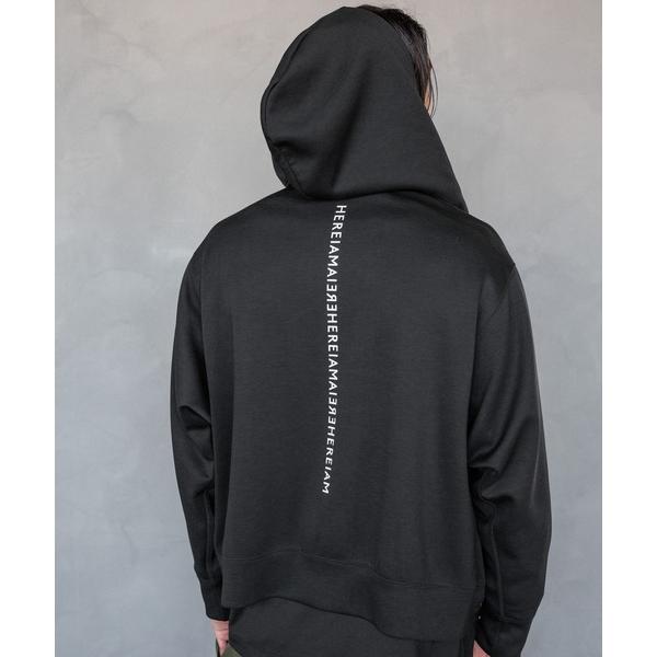 パーカー 「HEREIAM MEN」ミラーロゴパーカー メンズ レディース