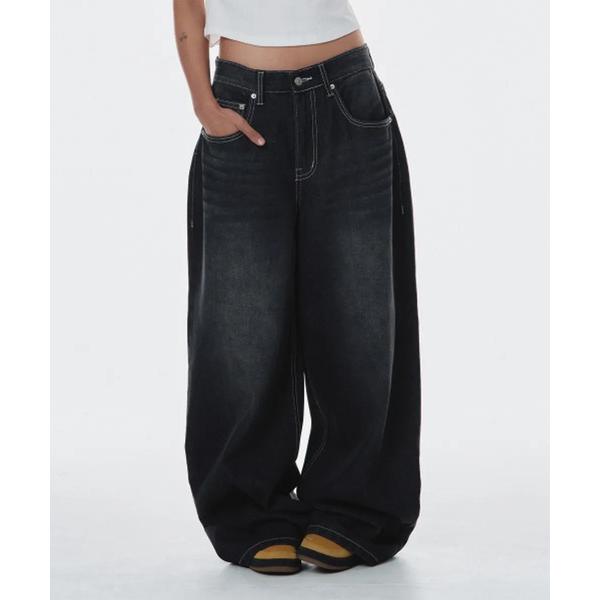 ジーンズ デニム デニムパンツ A&apos;GEM/9 × .kom 「AMESWORLDWIDE/アメスワ...