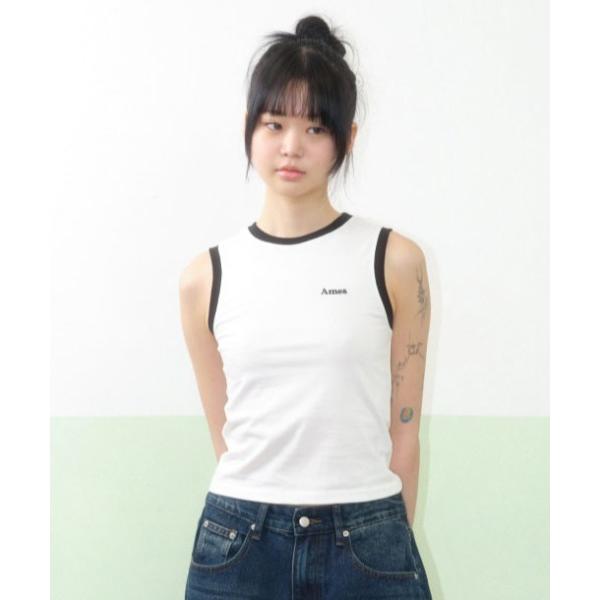 タンクトップ ノースリーブ A'GEM/9 × .kom 「AMESWORLDWIDE/アメスワール...