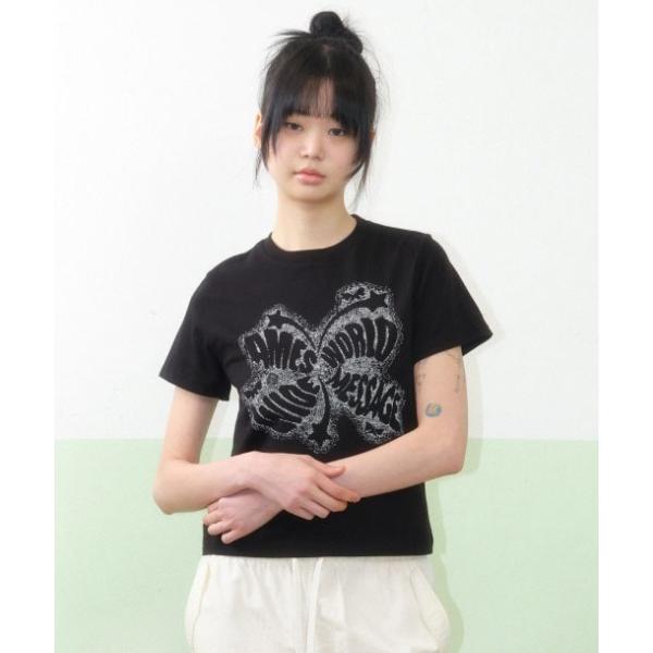 tシャツ A'GEM/9 × .kom 「AMESWORLDWIDE/アメスワールドワイド」CHAR...