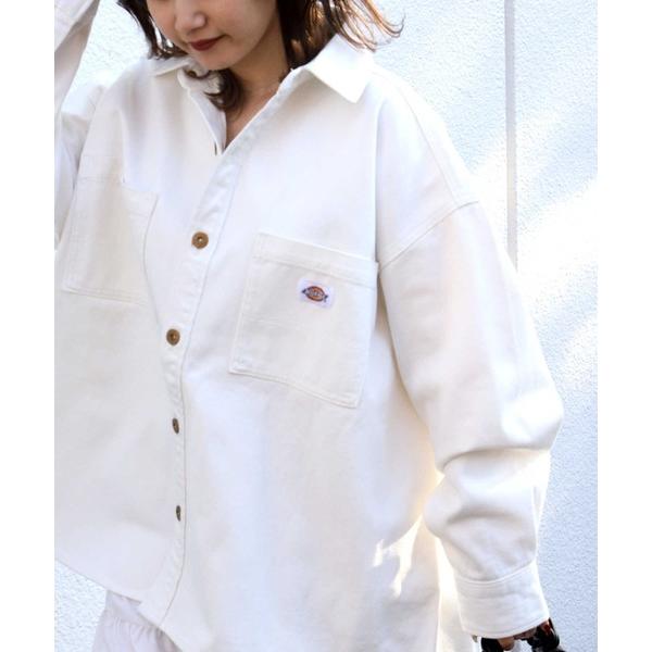 デニムジャケット gジャン 「Dickies」デニムシャツジャケット レディース