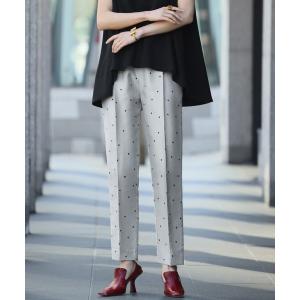 ELFRANK tシャツ 半袖 ダンボール ドット パフスリーブ トップス「着用 